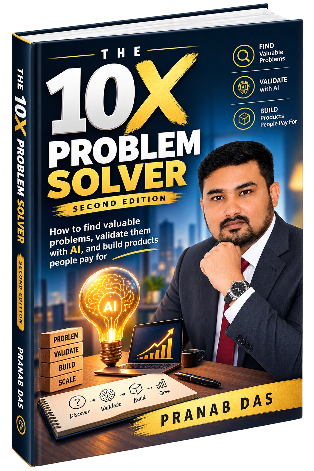 Cover of The 10X Problem Solver, Second Edition, by Pranab Das